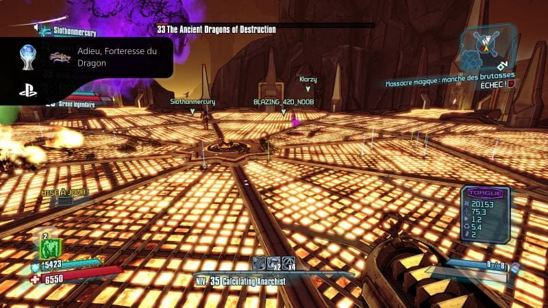 219e Platine Tiny Tina et la Forteresse du Dragon