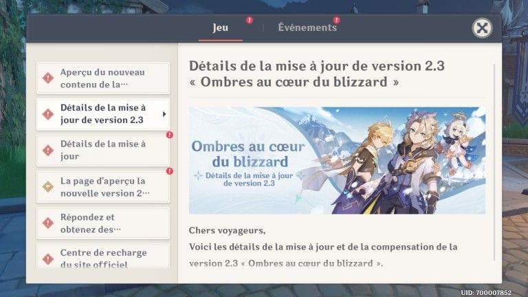 Genshin Impact, la mise à jour de la version 2.3 est arrivée : tout ce qui change, notre guide