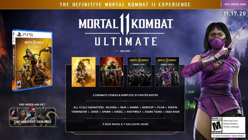 Mortal Kombat - Promotions sur le pack XL et sur Mortal Kombat 11