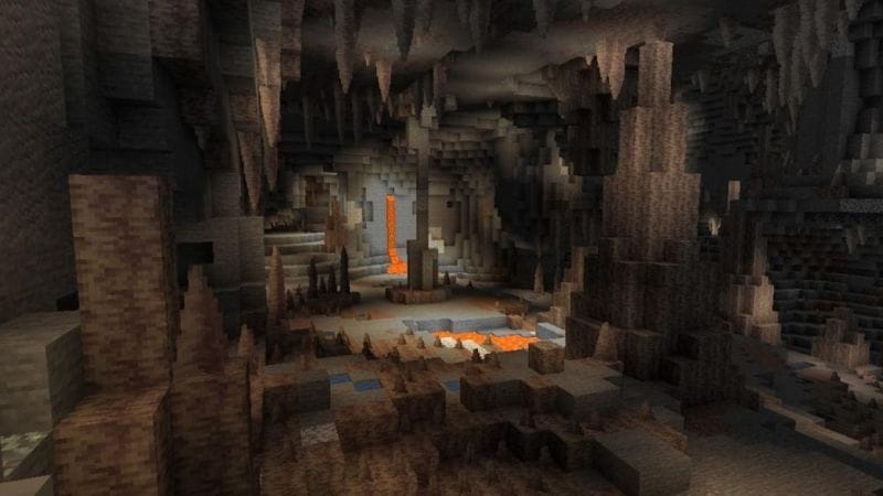 Minecaft présente la mise à jour de Caves & Cliffs Part II en vidéo