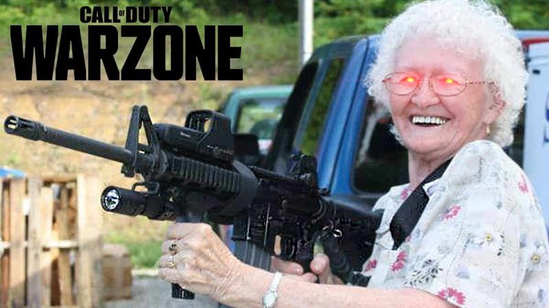 Le triple kill hilarant de cette mamie dans Warzone devient viral