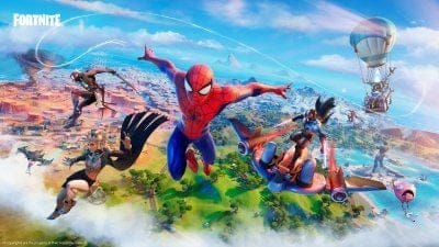 MAJ Fortnite : Spider-Man débarque avec le Chapitre 3 - Saison 1, Retournement, officiellement dévoilé avec sa map en vidéos