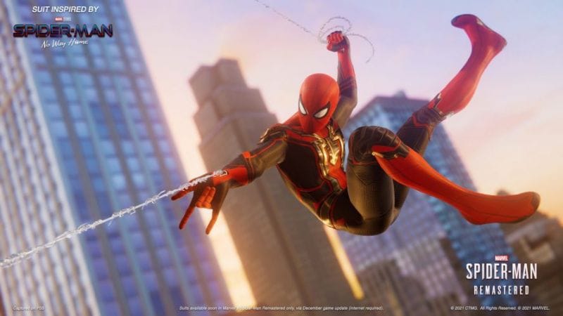 Marvel's Spider-Man : Les costumes du film No Way Home débarquent en jeu