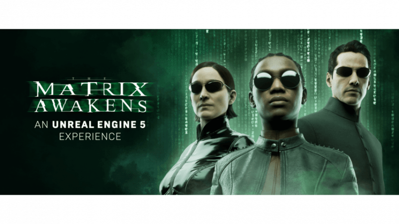 The game awards, les annonces - Le moteur Unreal Engine 5 fait le spectacle avec la démo The Matrix Awakens