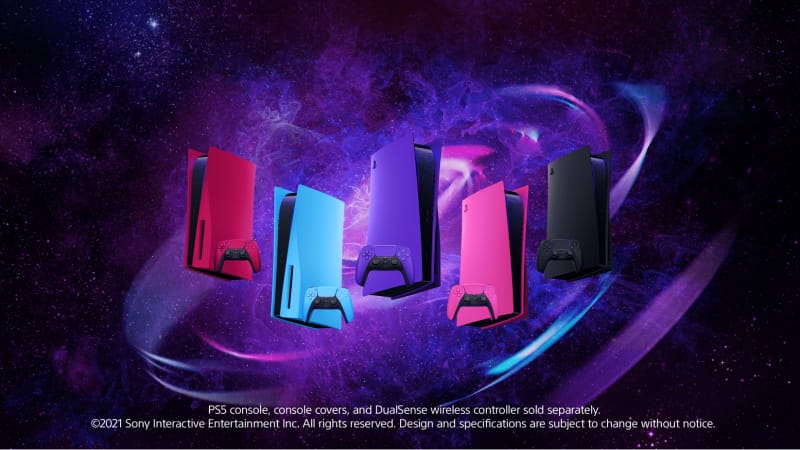 De nouveaux coloris pour la manette sans fil DualSense arrivent le mois prochain, suivis de nouvelles façades pour consoles PS5