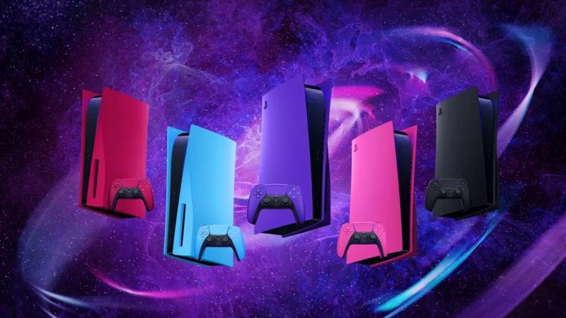 Nouveau coloris pour les DualSense et PS5.