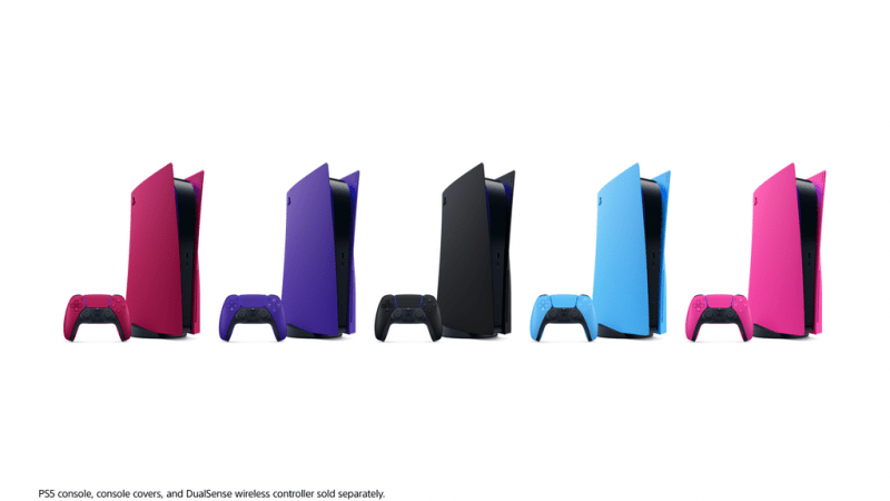 Sony dévoile les façades officielles PS5 et des coloris pour la DualSense
