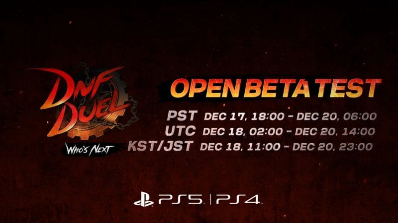 DNF Duel - Une beta ouverte pour le week-end du 18/19 décembre