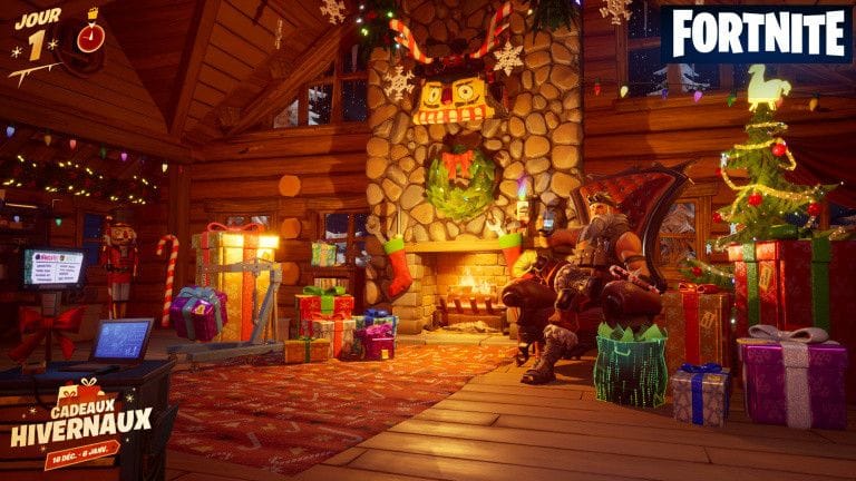 Fortnite, Chapitre 3 : récompenses gratuites et défis de Noël, tout sur l'événement de fin d'année