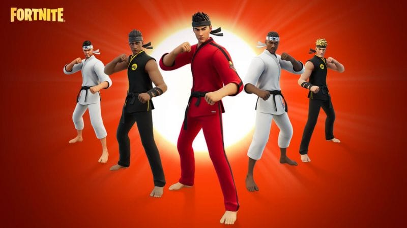 Fortnite : Les tenues des personnages de Cobra Kai maintenant disponibles !