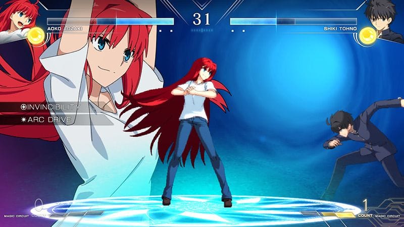 La magicienne Aoko Aozaki se joindra au casting de Melty Blood: Type Lumina