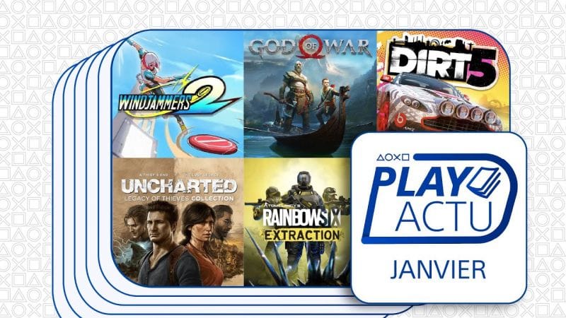 Uncharted, Rainbow Six, Windjammers - Play Actu de Janvier