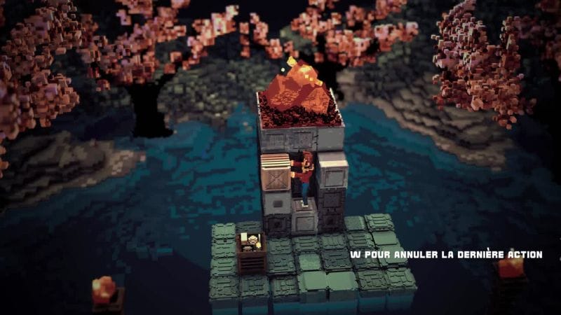 Gameplay Bonfire Peaks : les premiers casse-tête - jeuxvideo.com