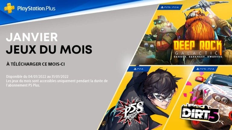 PlayStation Plus : du rallye, un Joker et des mineurs agités pour janvier 2022