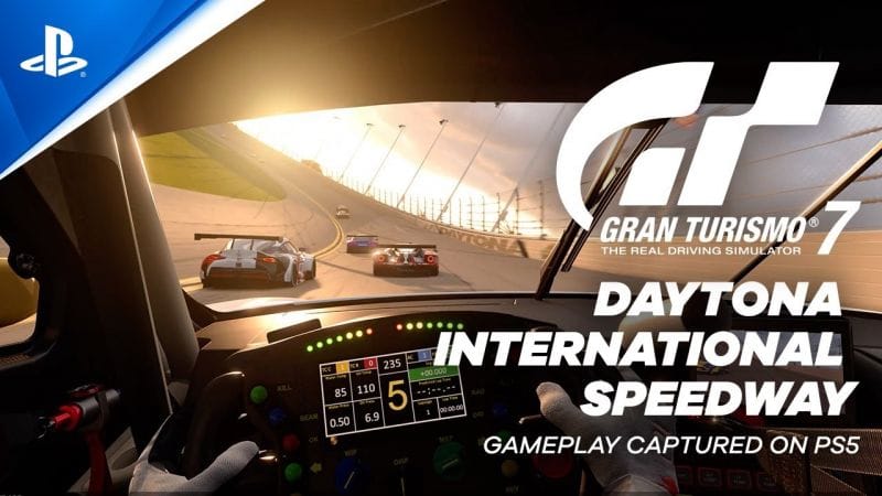 Gran Turismo 7 - Daytona International Speedway Gameplay Video | PS5, PS4