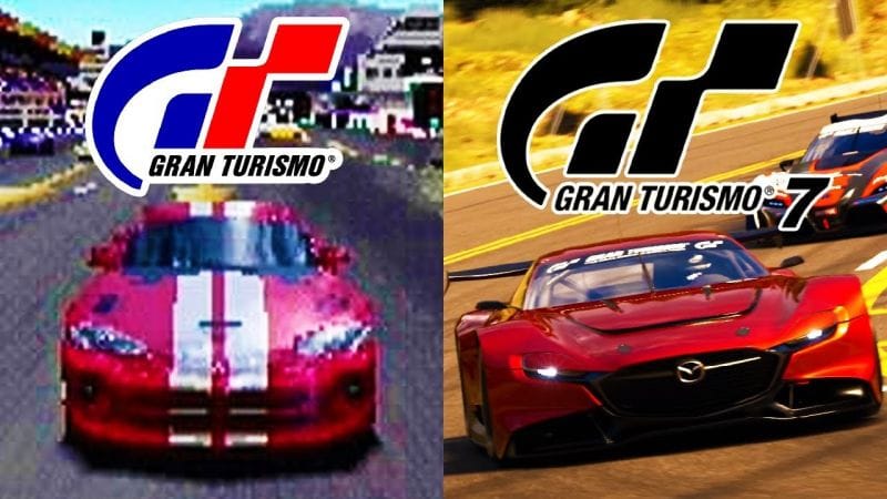 L'image du jour : L'évolution graphique de Gran Turismo de 1997 à 2022 - 25 ans !!!