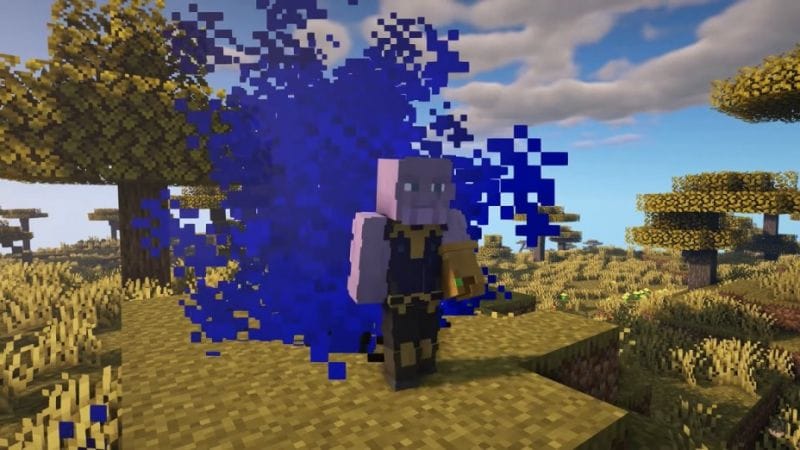 Minecraft : Incarnez Thanos dans le monde cubique