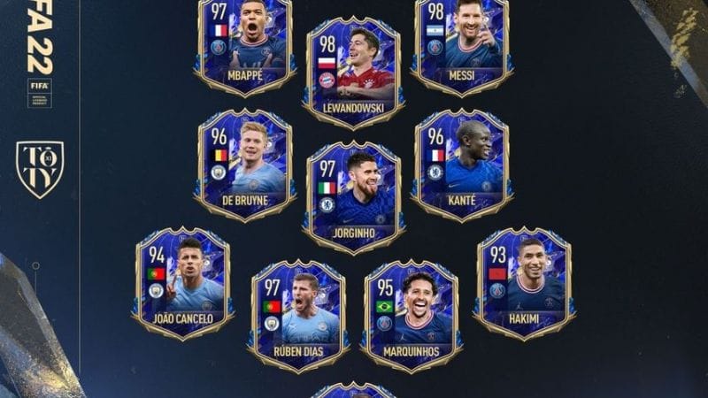 5 joueurs du PSG dans la liste TOTY de FIFA 22