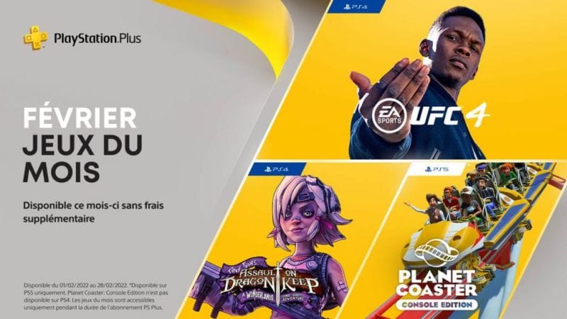 Playstation Plus : Les jeux "gratuits" du mois de février 2022 !