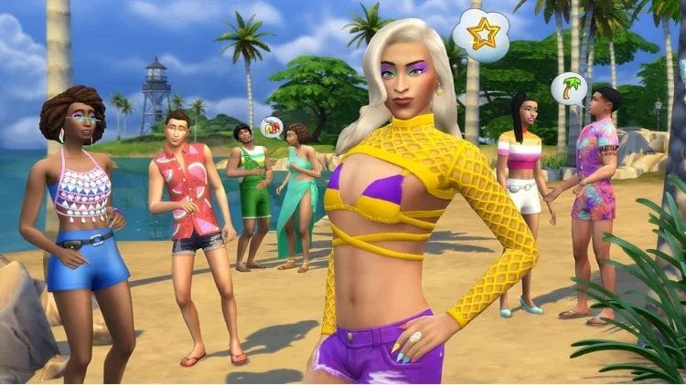 Les Sims s’associe à Pabllo Vittar pour créer des styles colorés dans le kit Les Sims 4 Tenues de carnaval