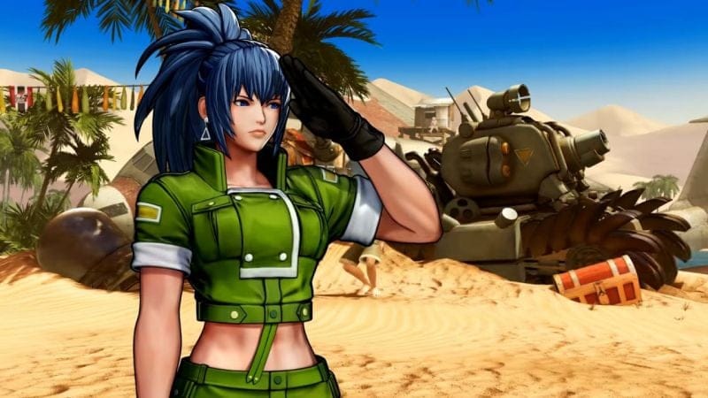 The King of Fighters XV : Leona revêt sa tenue classique !