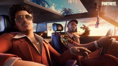 Fortnite : des skins Bruno Mars et Anderson .Paak débarquent dans la série Icônes