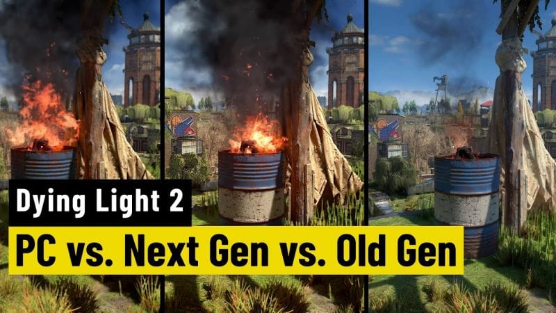 L'image du jour : Dying Light 2, le comparatif PS4, PS5, Xbox Series X/S, PC - Verdict