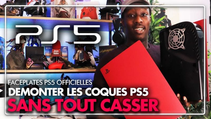 PS5 : J'ai reçu les COQUES PlayStation 5 OFFICIELLES ! 🔥 Comment les démonter sans TOUT CASSER 😅