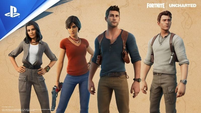 Fortnite - Trailer de la collaboration avec Uncharted | PS4, PS5