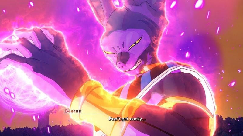 Battre beerus dans Dragon ball Z : Kakarot