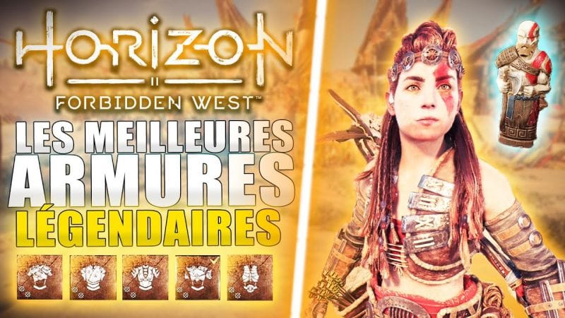 Horizon Forbidden West : Les MEILLEURES ARMURES LÉGENDAIRES !! Easter Egg GOD OF WAR 🔥