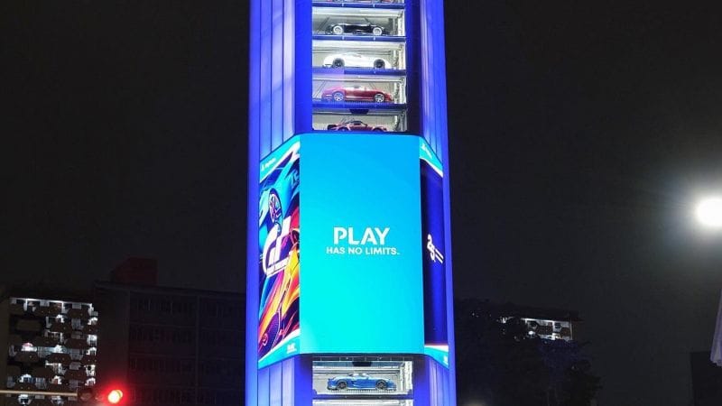 Sony Fait sa Pub de GT7 à Singapour