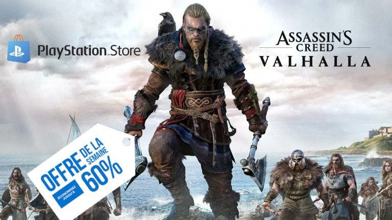 PlayStation Store : Assassin's Creed Valhalla PS4 & PS5 à -60%