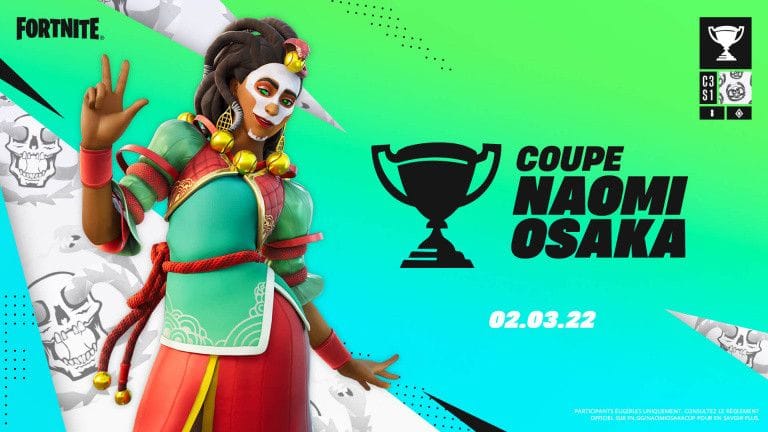 Fortnite, Chapitre 3 : Comment s'inscrire à la coupe Naomi Osaka et faire le plein de récompenses ?