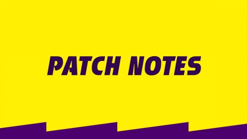 Notes de patch 5.0
