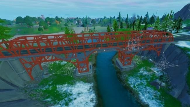 Se propulser sous les arches de Arche Aride, Pont Imposant ou Pont Couvert en utilisant le lance-toiles de Spider-Man, défi semaine 13 - Fortnite - GAMEWAVE