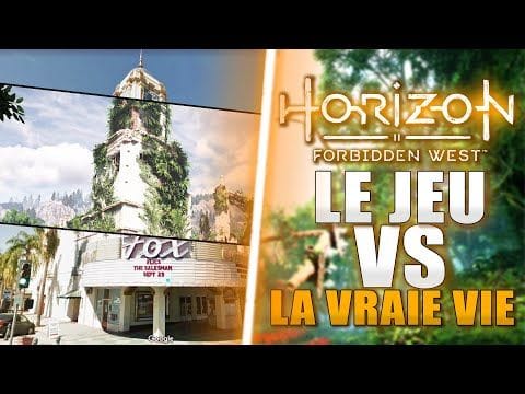 Horizon Forbidden West : Les ENDROITS du JEU vs LE MONDE RÉEL (On visite le MONDE🛫!!) Comparaison