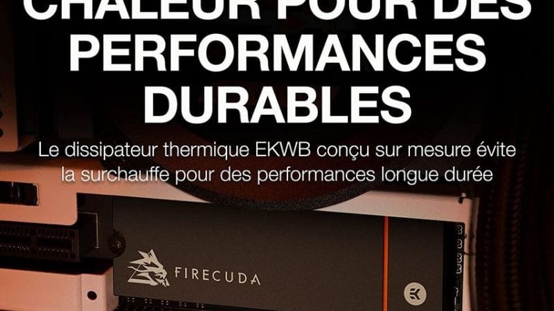 Les bons plans de la rédac' - Le SSD PS5 FireCuda 530 avec dissipateur 1 To et 500 Go en promo