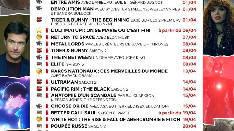 Le programme d'Avril 2022