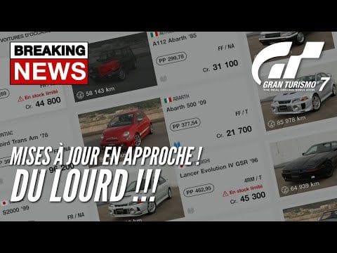 Gran Turismo 7 - Du lourd en approche - BREAKING NEWS !