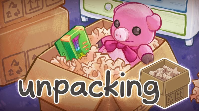 Unpacking arrive sur PS5 et PS4 et en versions physiques