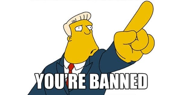Ban des comptes Boost