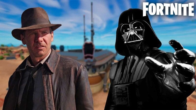 Des skins Fortnite d'Indiana Jones et Dark Vador devraient bientôt arriver