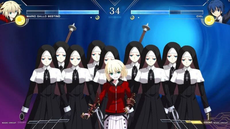 Deux nouveaux combattants gratuits pour Melty Blood : Type Lumina