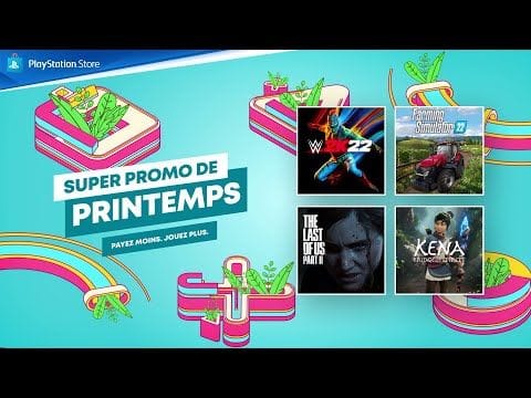 PlayStation Store - Super Promo de Printemps 2022 - Jusqu'au 27 avril 2022 | PS4, PS5