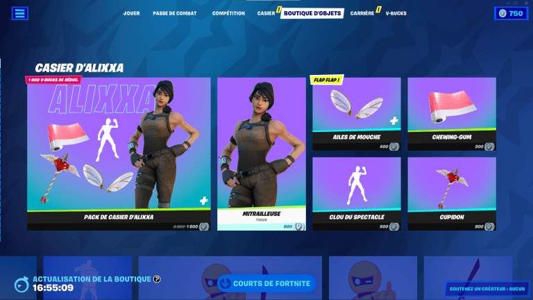 Fortnite, boutique du jour 12 mai 2022