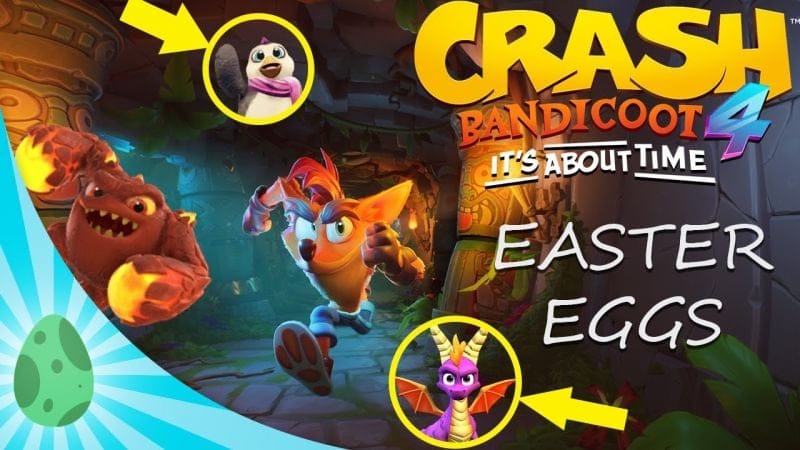 38 EASTER EGGS, SECRETS ET RÉFÉRENCES DANS CRASH BANDICOOT 4: IT'S ABOUT TIME | HD 1440p 2K