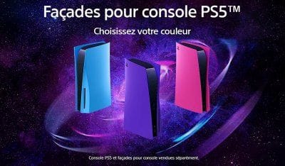 PS5 : une date de sortie proche pour les façades Nova Pink, Starlight Blue et Galactic Purple