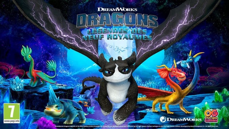 Dragons : La licence revient avec un nouveau jeu, DreamWorks Dragons : Légendes des neuf royaumes