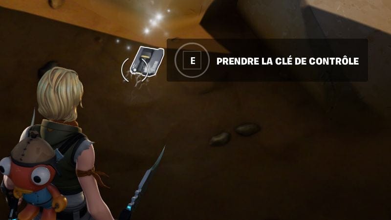 Obtenir les clés de contrôle de l'arme de l'apocalypse à des lieux de haute sécurité de l'IO dans Fortnite, défi saison 2 chapitre 3